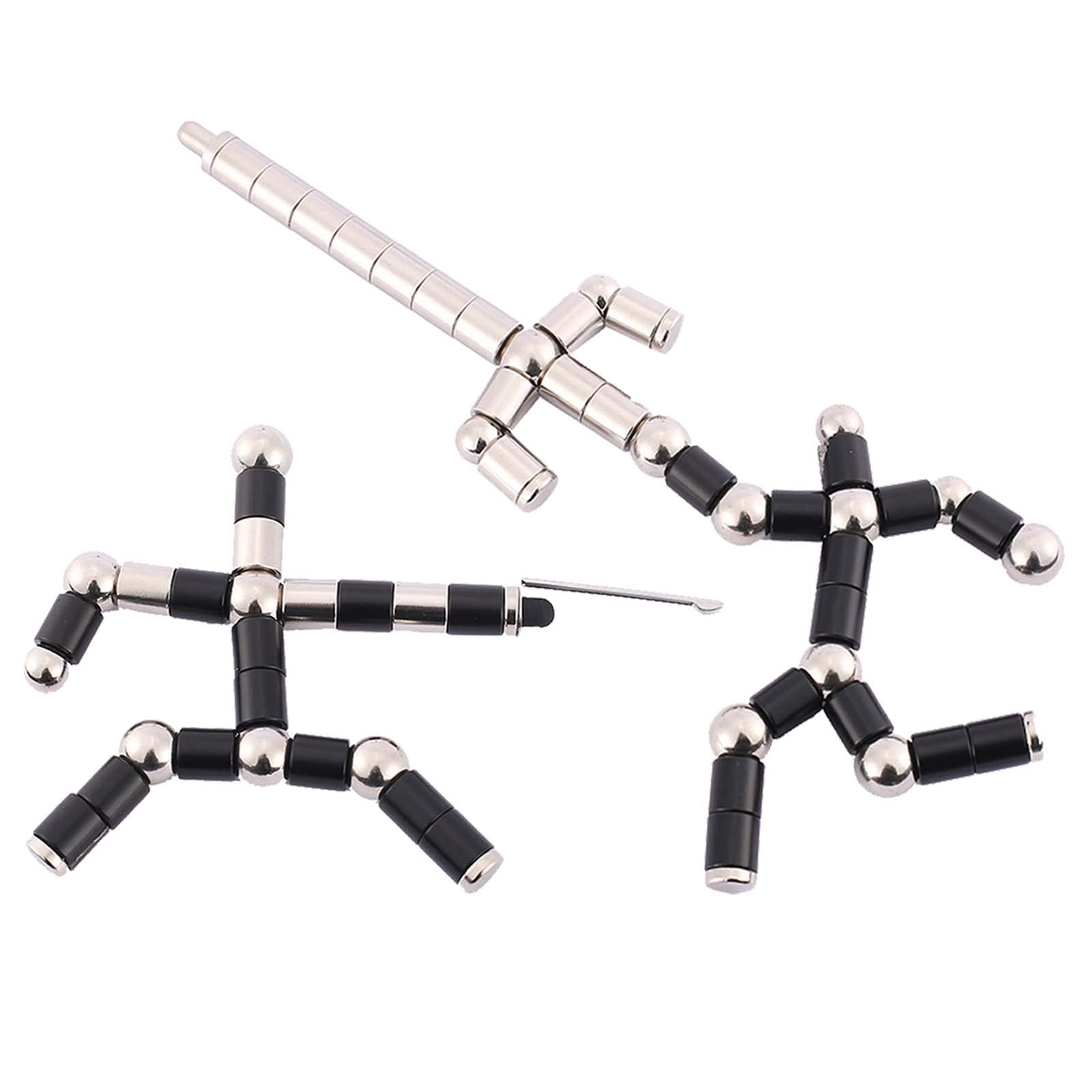 Foto 5 | Venta Internacional - Bolígrafo Magnético De Descompresión Fidget Pen Vywmna De Metal