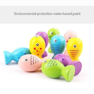 Foto 4 | Venta Internacional - Juego Magnético De Pesca Para Gatitos, Juguetes Educativos De Madera Para Niños