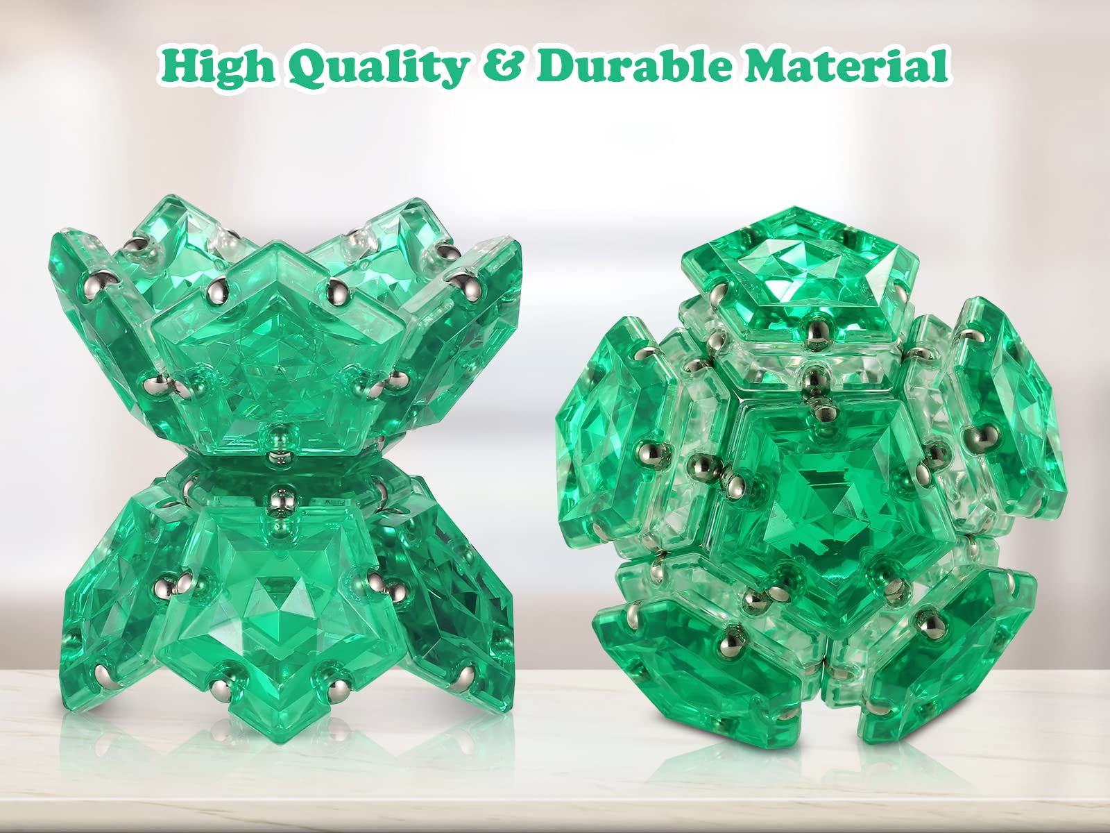 Foto 5 pulgar | Venta Internacional - Magnet Fidget Toy Roomyroc Magnetic Fidget Sphere Crystal Gr