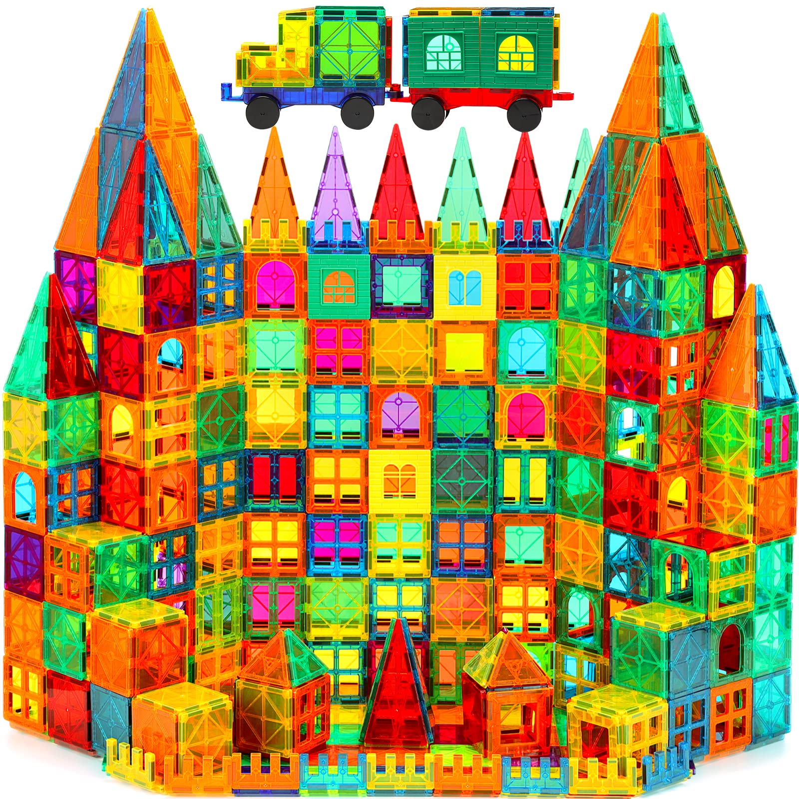 Foto 2 pulgar | Venta Internacional - Juego De Azulejos Magnéticos Cutetiger, 100 Piezas, Juguetes Magnéticos Para Construir