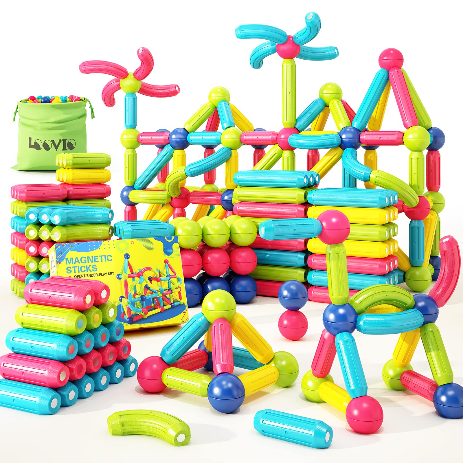 Venta Internacional - Juguete De Construcción Con Bloques Magnéticos Loovio Para Niños Mayores De 3 Años