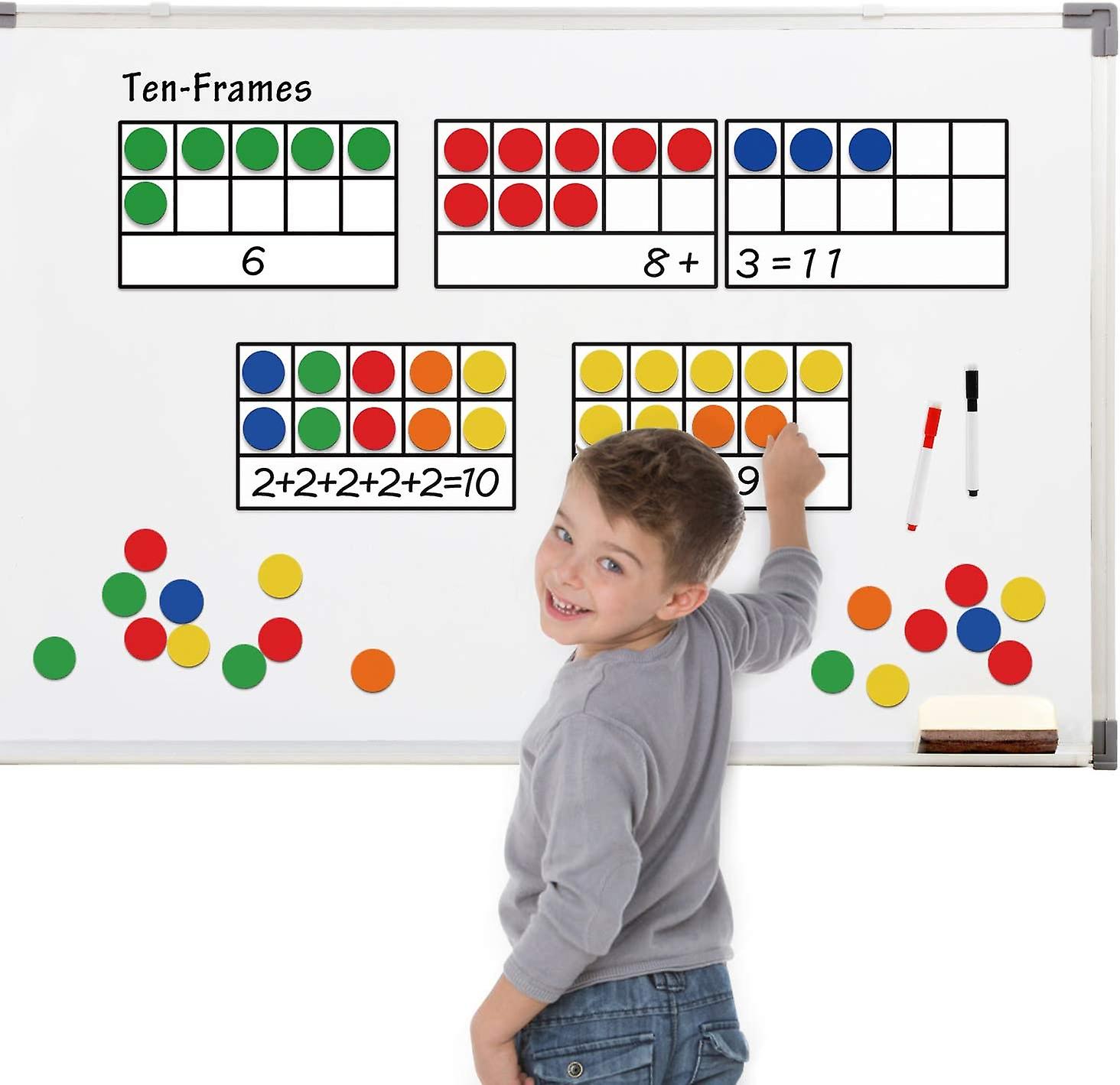 Foto 4 pulgar | Venta Internacional - Set Magnético De Diez Cuadros Math Manipulatives Giant