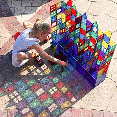 Foto 7 pulgar | Venta Internacional - Set De Construcción De Azulejos Magnéticos Jasonwell Con Imán 3d Para Niños