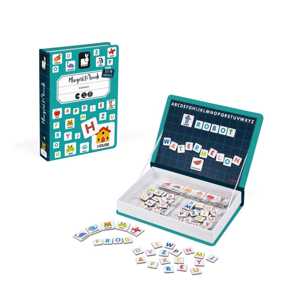 Foto 2 pulgar | Juego De Alfabeto Magnético Educativo Janod Magnetibook 143 Piezas - Venta Internacional.