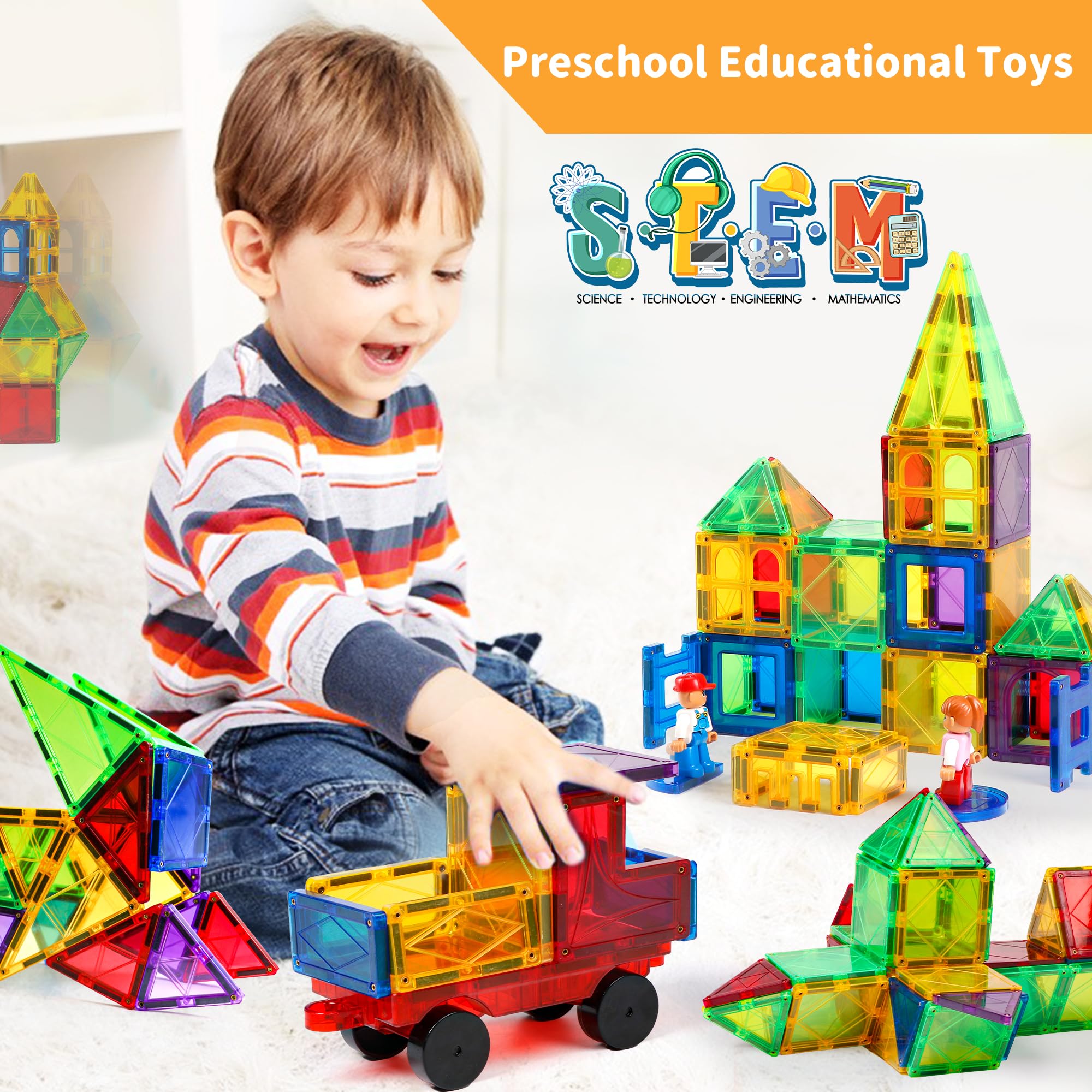 Foto 4 pulgar | Bloques Magnéticos Magblock 120 Piezas para Niños - Venta Internacional