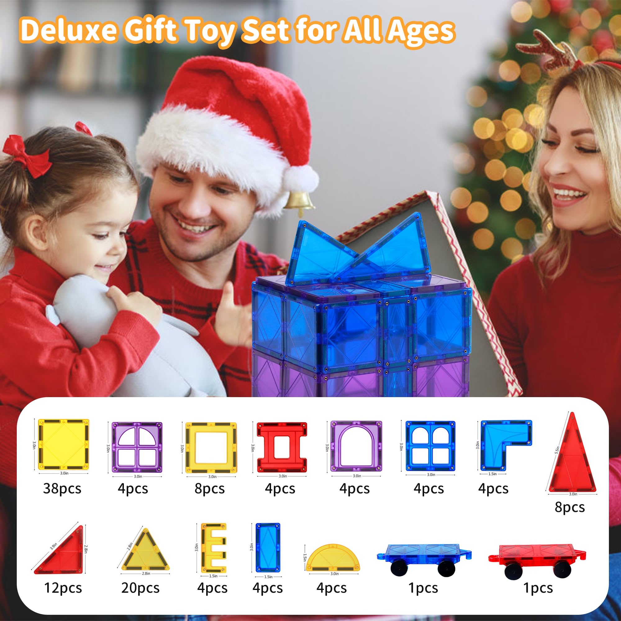 Foto 7 pulgar | Bloques Magnéticos Magblock 120 Piezas para Niños - Venta Internacional