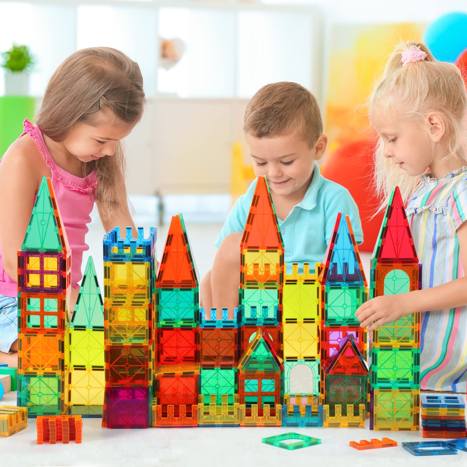 Foto 4 pulgar | Juego De Azulejos Magnéticos Gemmicc Advanced, 72 Piezas, Para Niños - Venta Internacional.