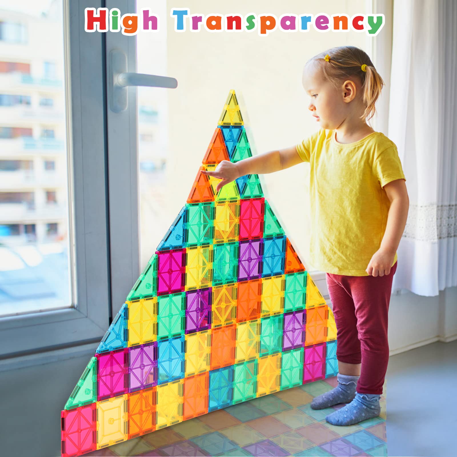 Foto 7 pulgar | Juego De Azulejos Magnéticos Gemmicc Advanced, 72 Piezas, Para Niños - Venta Internacional.
