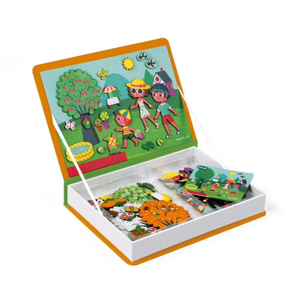 Foto 3 pulgar | Juego Magnético Janod Magnetibook, 120 Unidades, 4 Temporadas, Más De 3 Años - Venta Internacional.
