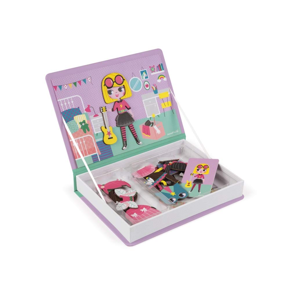 Foto 3 pulgar | Juego De Disfraces Magnéticos Para Niñas Janod Magnetibook, 55 Piezas, A Partir De 3 Años - Venta Internacional.