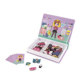 Foto 4 | Juego De Disfraces Magnéticos Para Niñas Janod Magnetibook, 55 Piezas, A Partir De 3 Años - Venta Internacional.