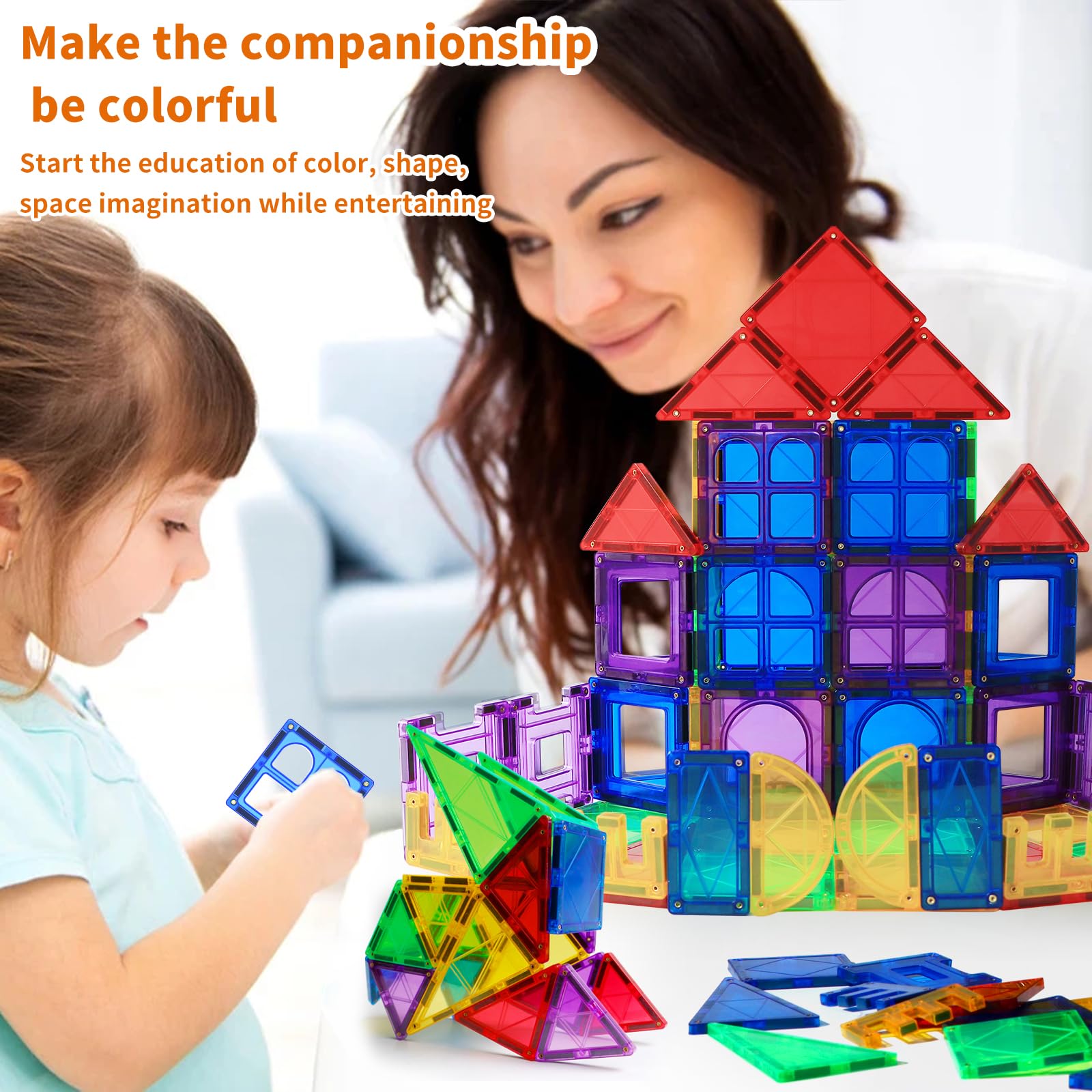 Foto 5 pulgar | Bloques De Construcción Magnéticos Magblock 66 Unidades Para Niños Mayores De 3 Años - Venta Internacional.