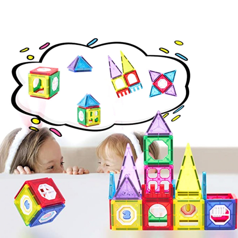 Foto 3 pulgar | Juego Didáctico Con Bloques Magnéticos Para Niños, 34 Unidades - Venta Internacional.