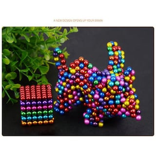 Foto 5 | Bolas Magnéticas, 512 Unidades, 1000 Bolas De Colores, Forma Magnética - Venta Internacional.