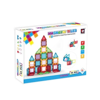 Foto 2 | Bloques Magnéticos, 45 Piezas Grandes, Desarrollo Del Aprendizaje Cognitivo - Venta Internacional.