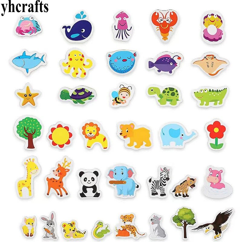Set Educativo De Animales Didácticos De Madera Magnética - Venta Internacional.