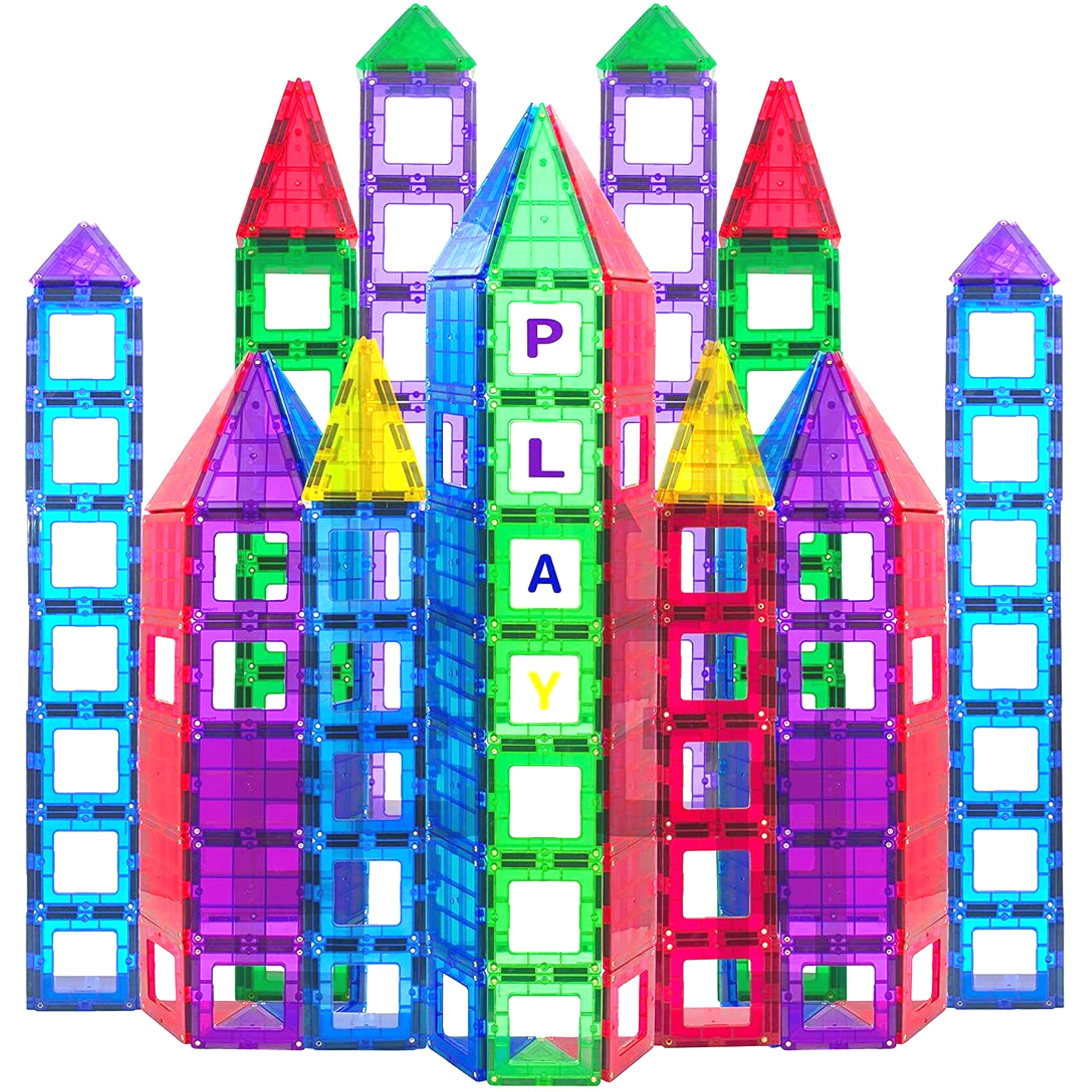 Foto 3 pulgar | Juego Avanzado de Bloques de Construcción con Mosaicos Magnéticos Play22 113 Piezas - Venta Internacional
