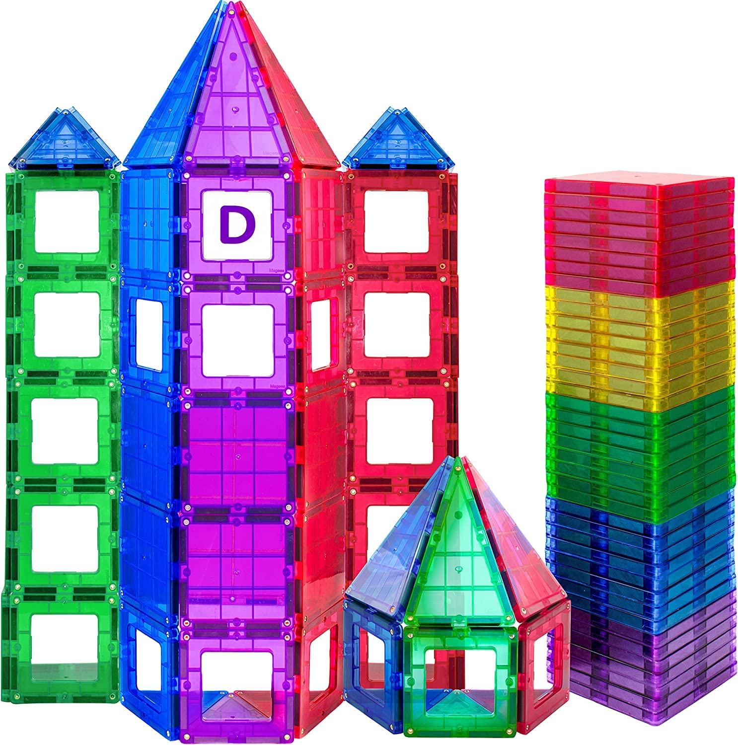 Foto 5 pulgar | Juego Avanzado de Bloques de Construcción con Mosaicos Magnéticos Play22 113 Piezas - Venta Internacional