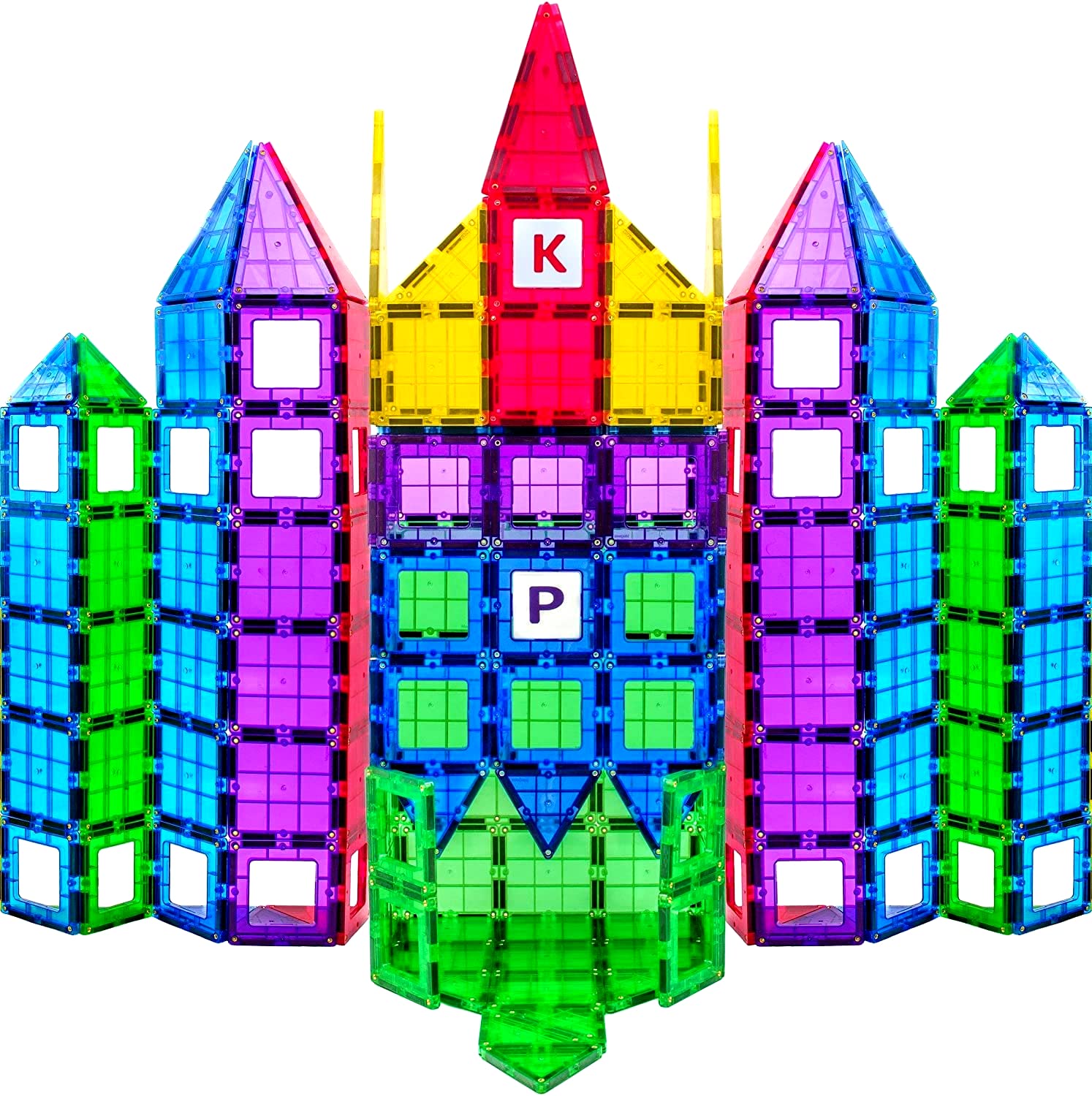 Foto 7 pulgar | Juego Avanzado de Bloques de Construcción con Mosaicos Magnéticos Play22 113 Piezas - Venta Internacional