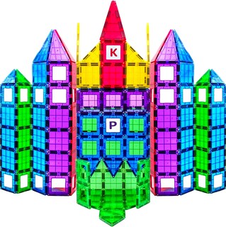 Foto 6 | Juego Avanzado de Bloques de Construcción con Mosaicos Magnéticos Play22 113 Piezas - Venta Internacional