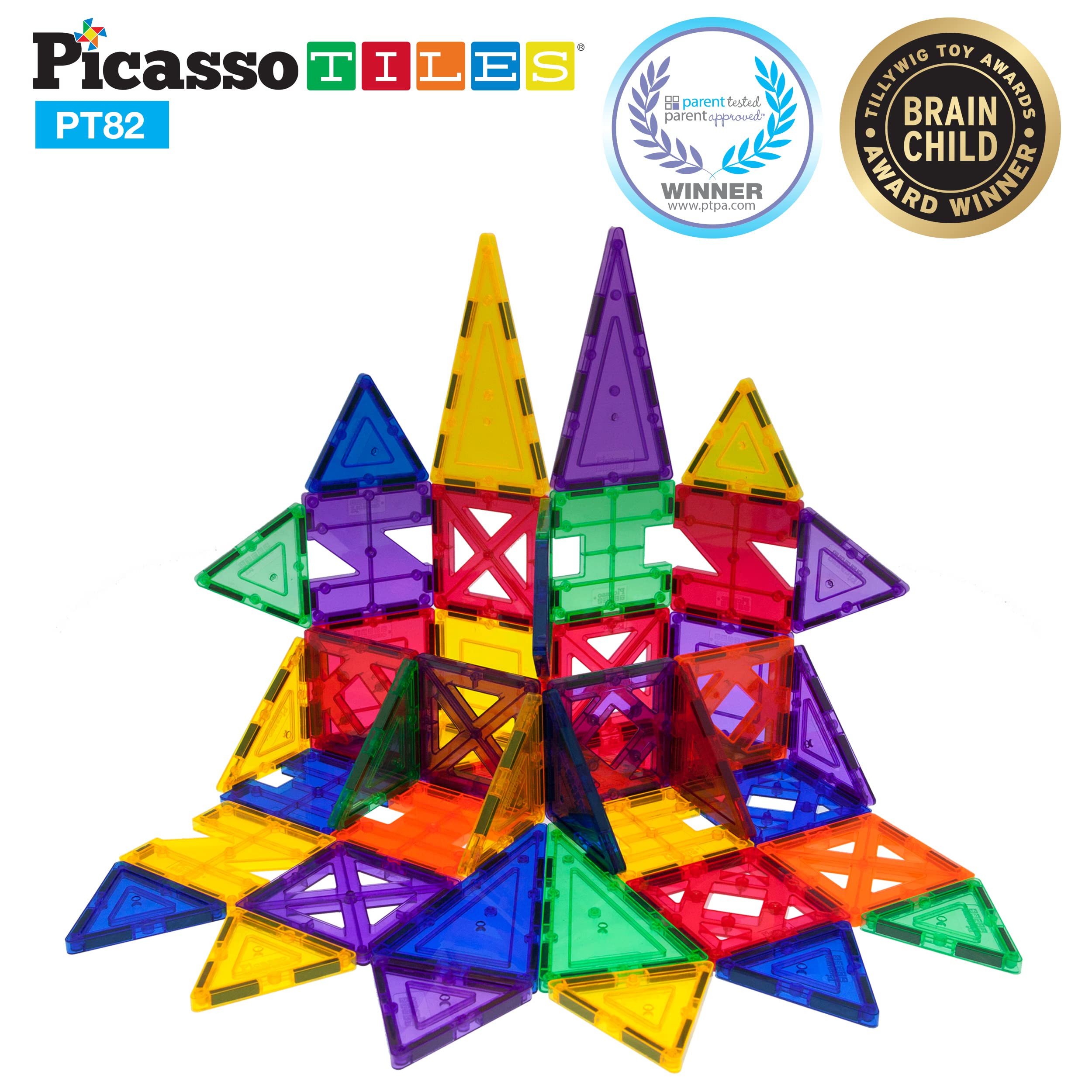 Foto 6 pulgar | Set de Creatividad Building Blocks Picassotiles Pt82 Transparente - Venta Internacional