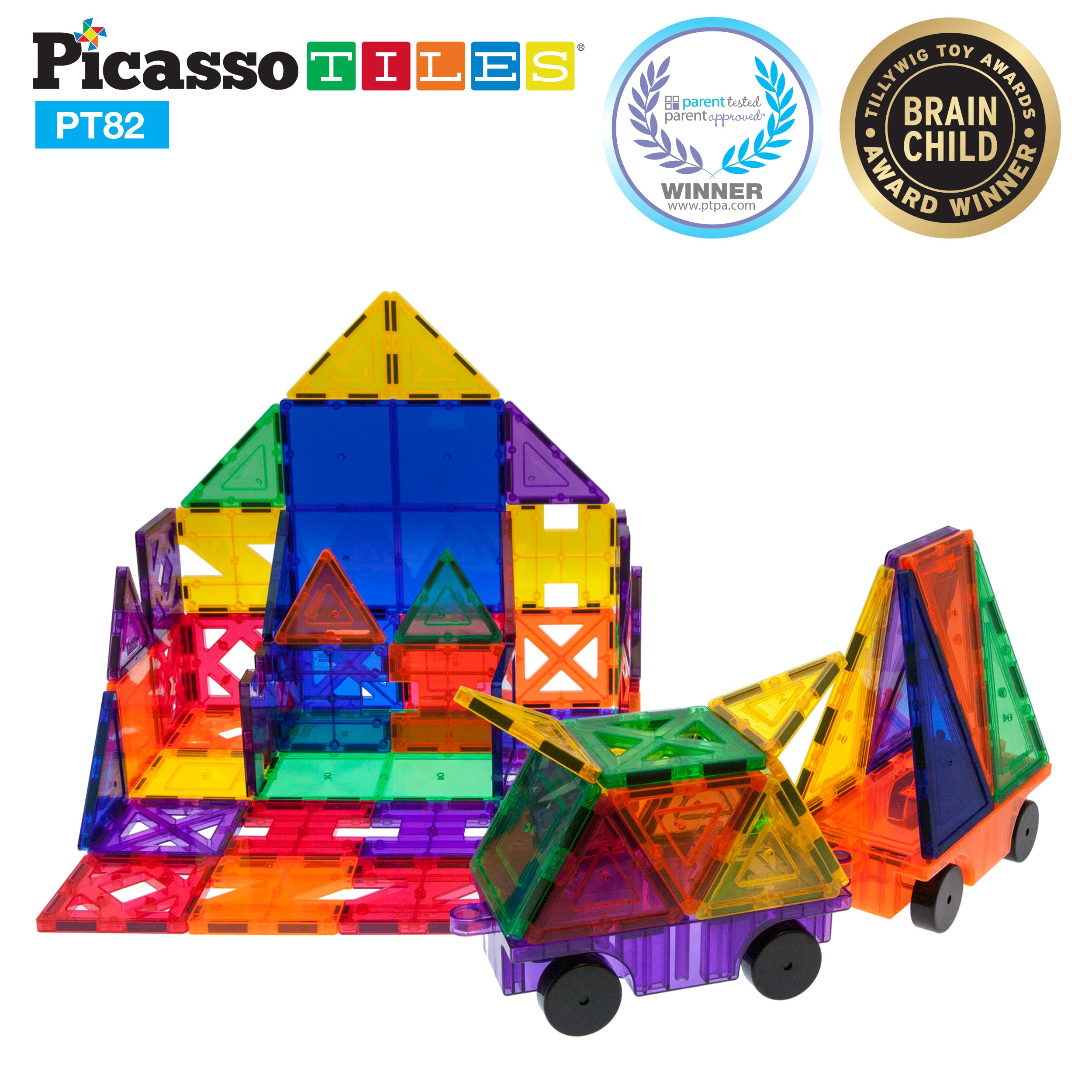 Foto 7 pulgar | Set de Creatividad Building Blocks Picassotiles Pt82 Transparente - Venta Internacional