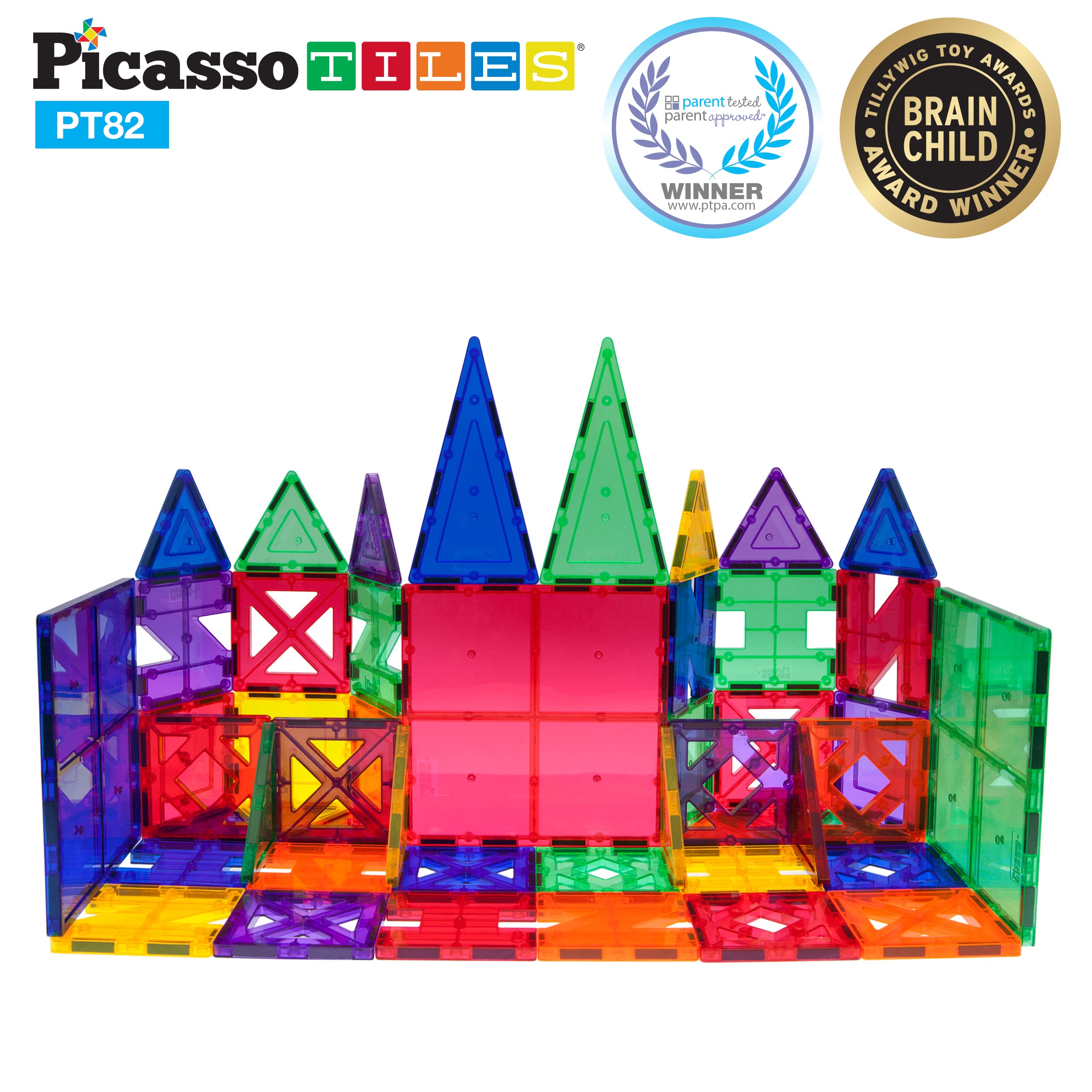 Foto 7 | Set de Creatividad Building Blocks Picassotiles Pt82 Transparente - Venta Internacional