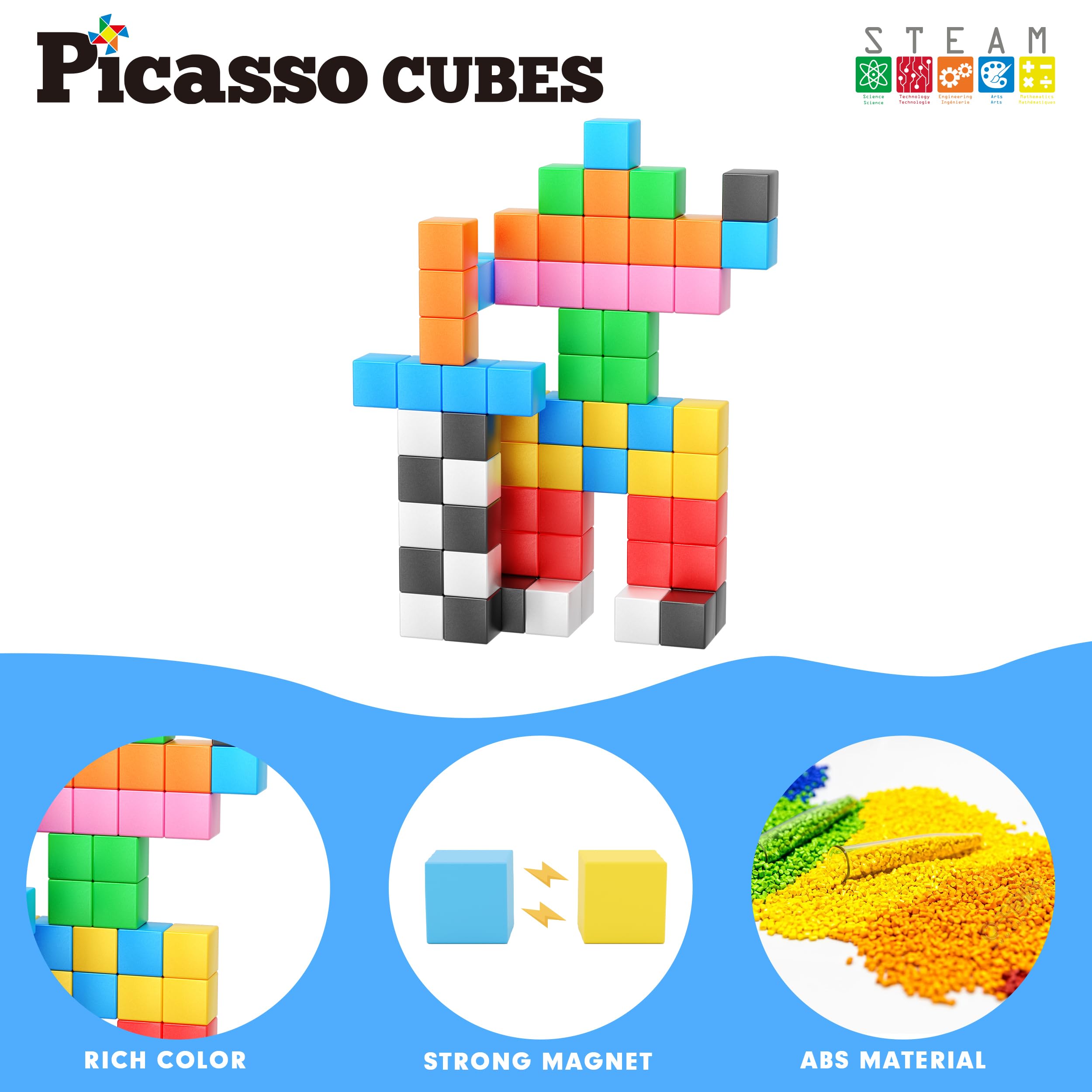 Foto 4 pulgar | Bloques de Construcción Picassotiles 108 Piezas - Venta Internacional