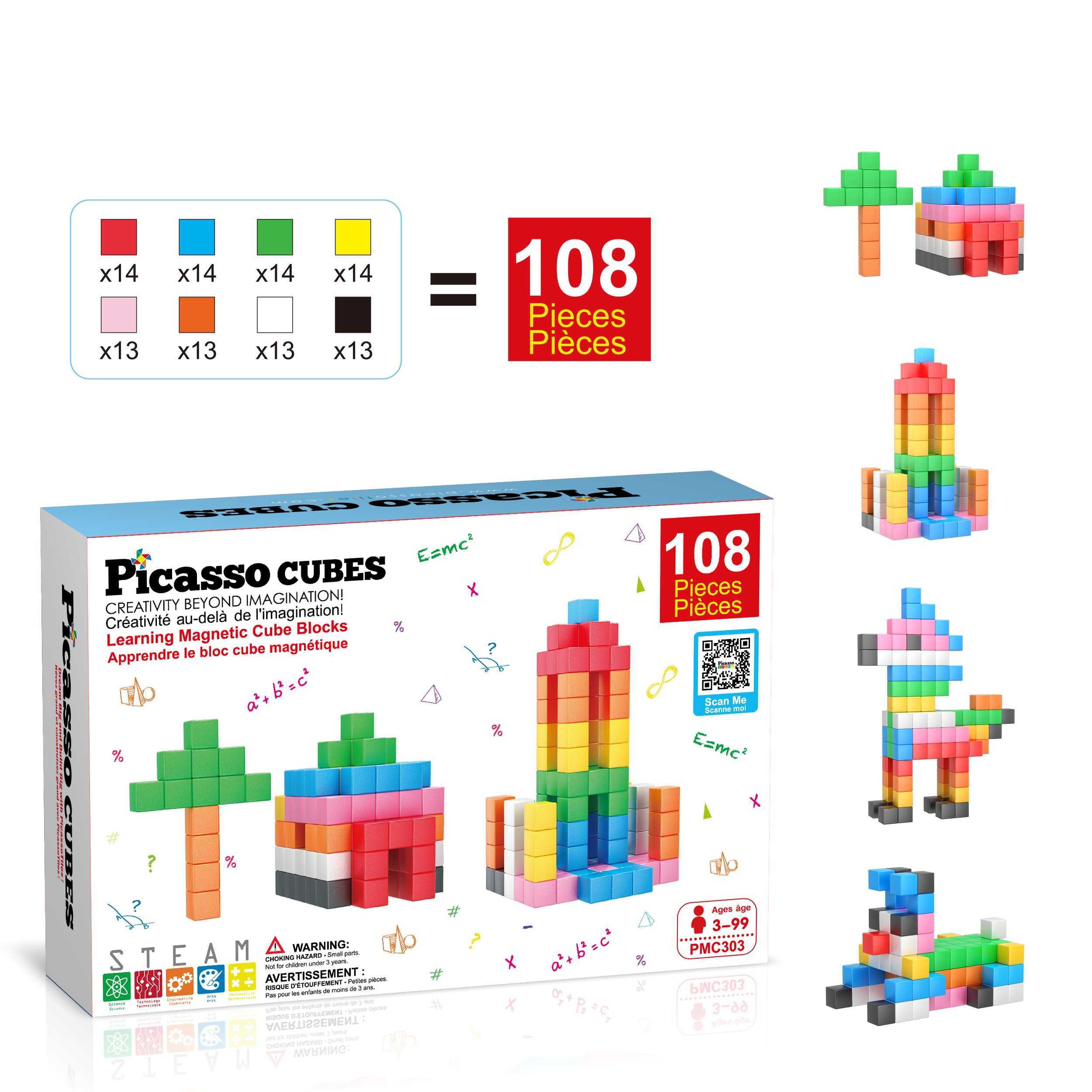 Foto 5 | Bloques de Construcción Picassotiles 108 Piezas - Venta Internacional