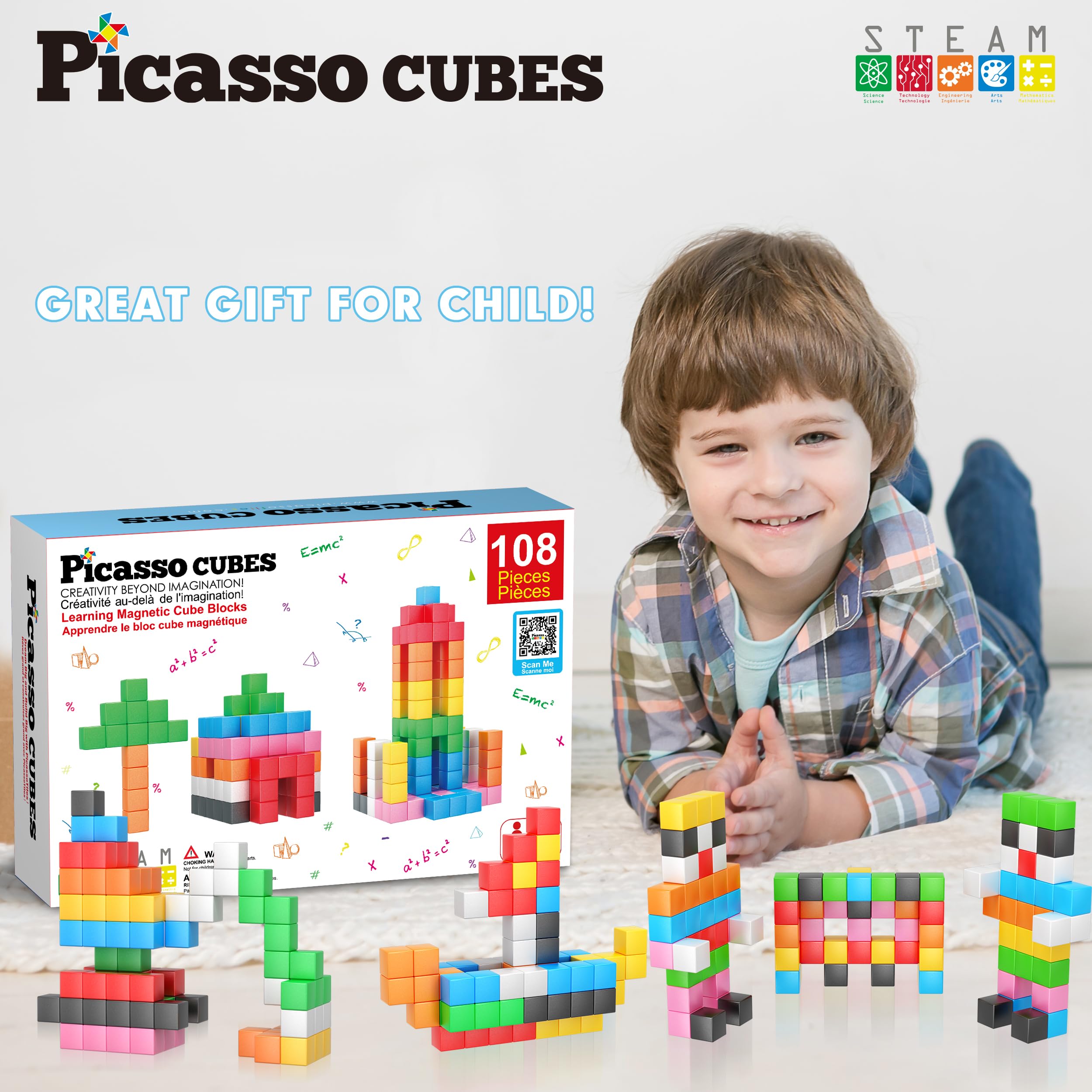 Foto 6 | Bloques de Construcción Picassotiles 108 Piezas - Venta Internacional