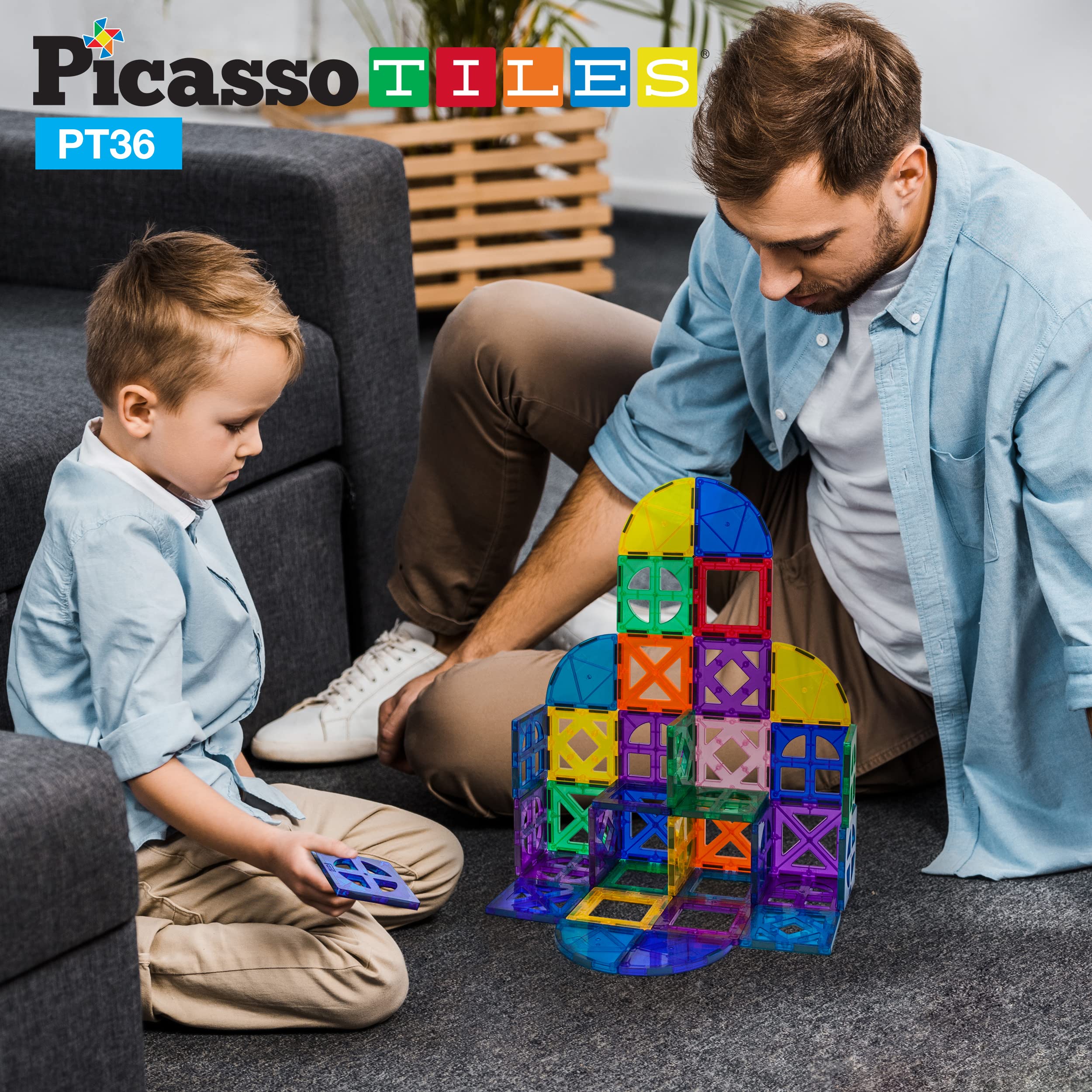 Foto 3 pulgar | Bloques de Construcción Picassotiles Magnéticos-Venta Internacional