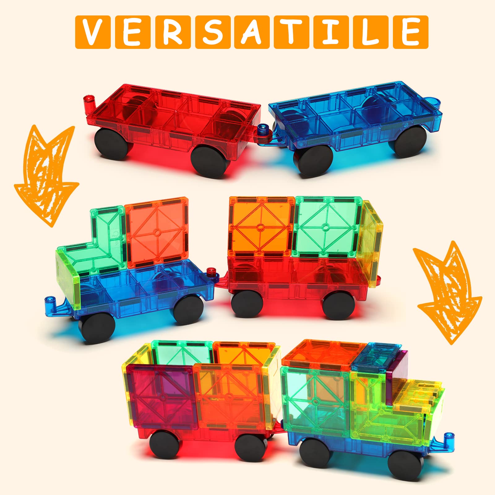 Foto 8 pulgar | Juego Magnético para Coches Gemmic Magnet Construction Vehicle 2 Piezas - Venta Internacional