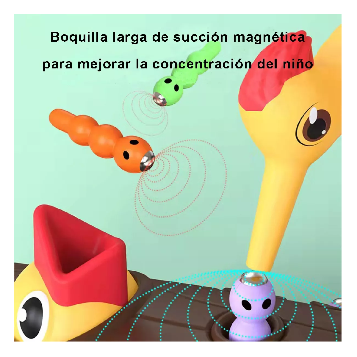 Foto 5 pulgar | Juguete De Pájaro Carpintero Cafe Con Amarillo