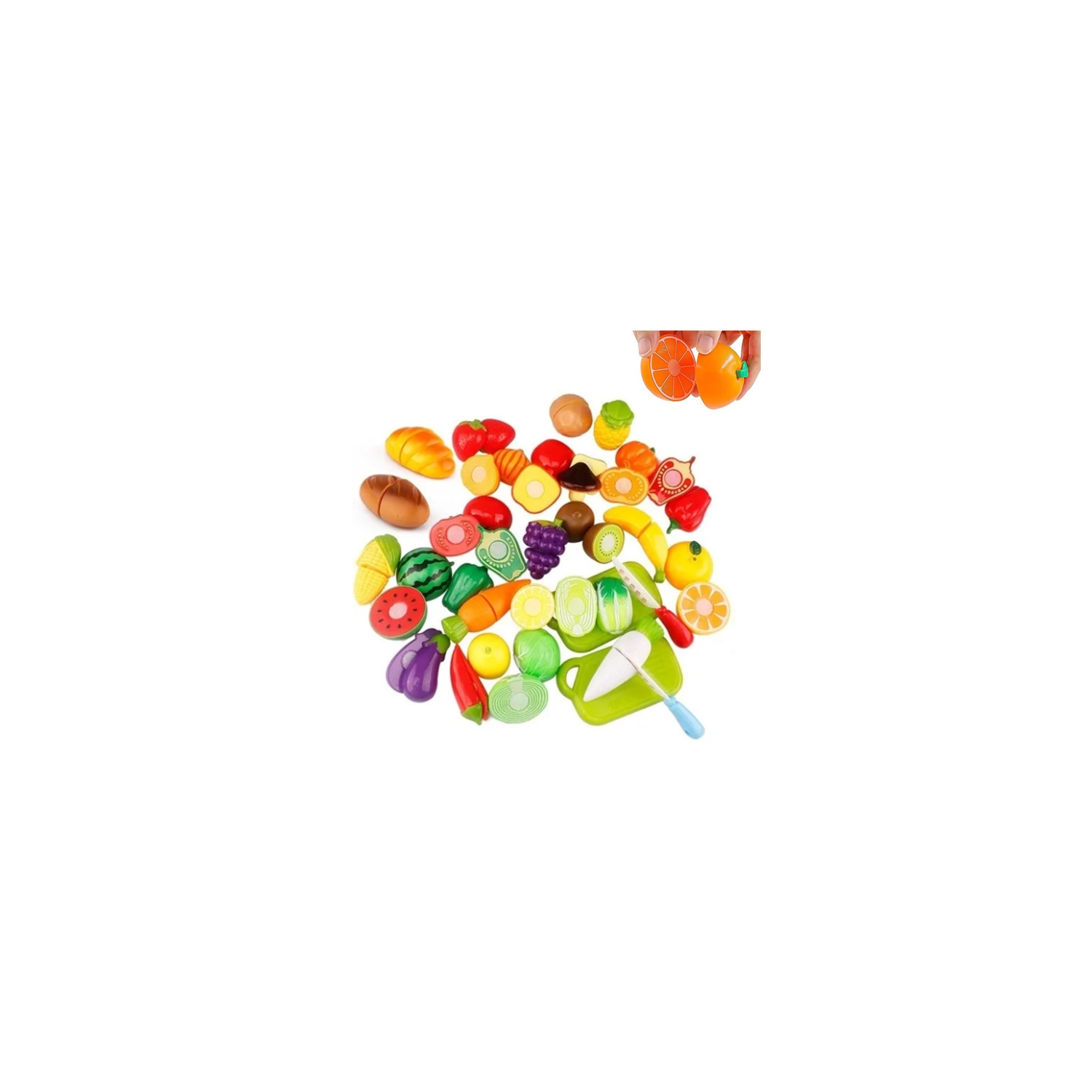 Set de 29 Piezas para Cortar Frutas y Verduras para Niños - Venta Internacional