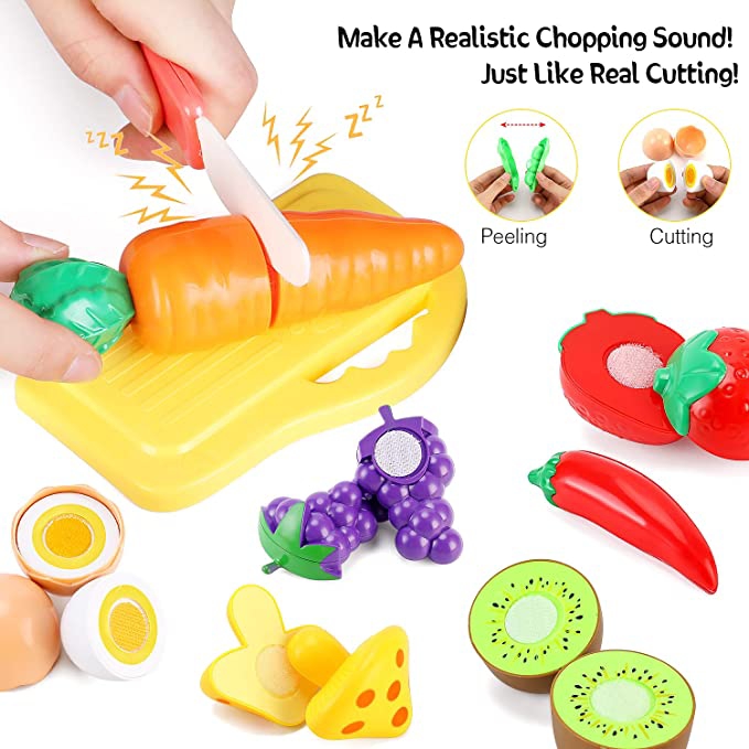 Foto 4 pulgar | Set de 29 Piezas para Cortar Frutas y Verduras para Niños - Venta Internacional