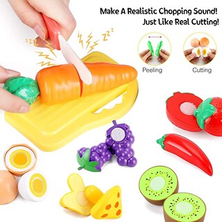 Foto 3 | Set de 29 Piezas para Cortar Frutas y Verduras para Niños - Venta Internacional