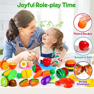 Foto 4 | Set de 29 Piezas para Cortar Frutas y Verduras para Niños - Venta Internacional