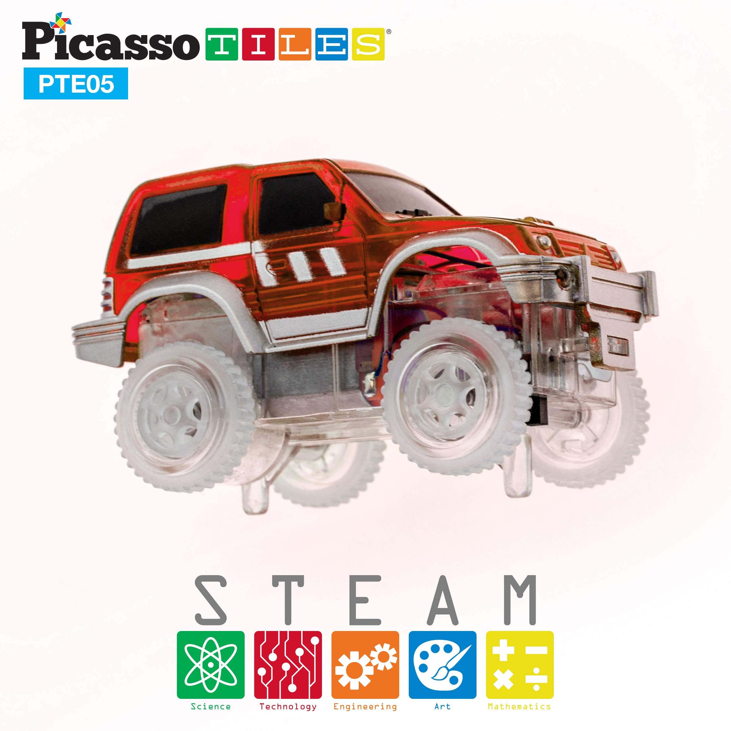 Foto 4 pulgar | Juego De Coches De Juguete Picassotiles Magnéticos, 2 Piezas, Para Niños De Más De 3 Años - Venta Internacional.