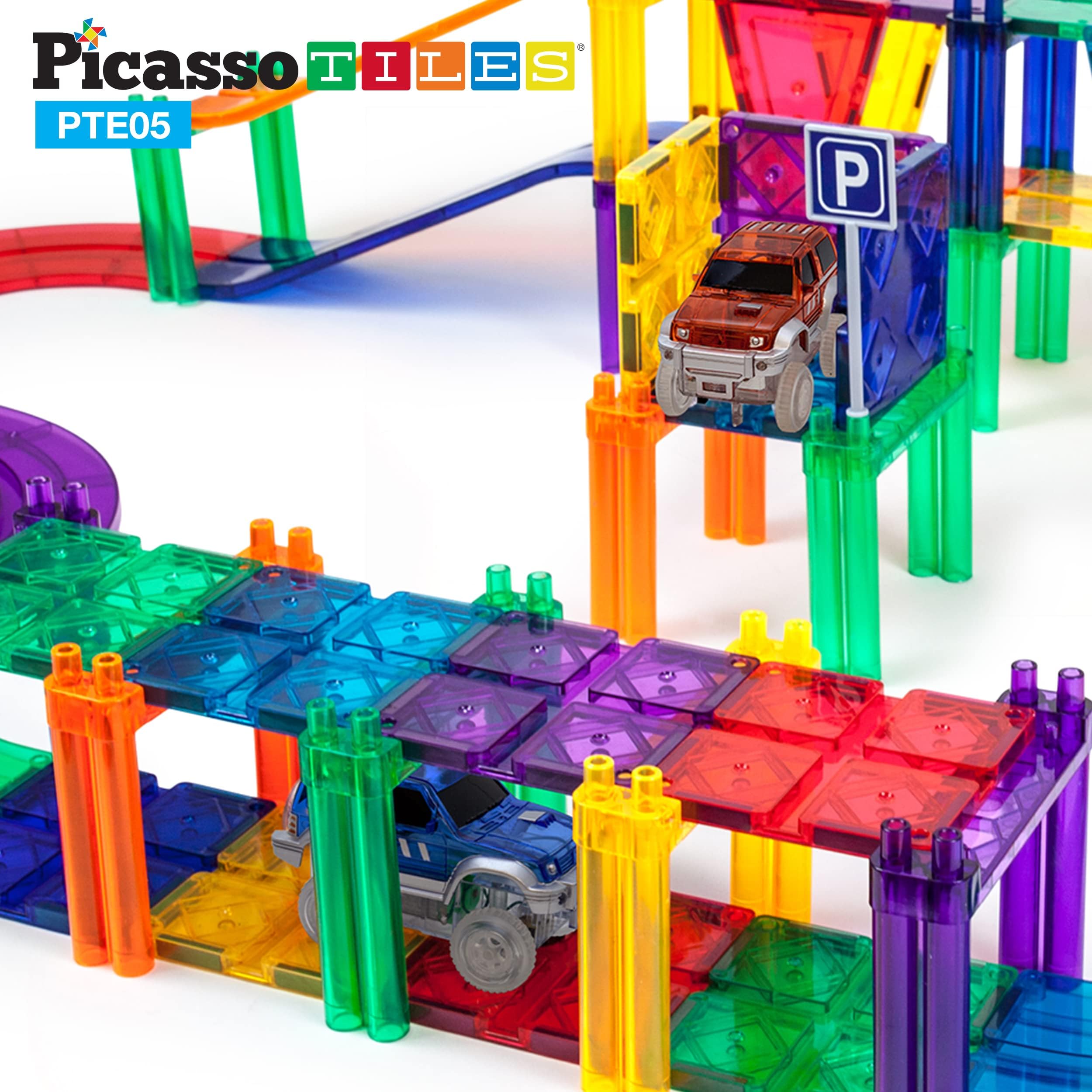 Foto 6 pulgar | Juego De Coches De Juguete Picassotiles Magnéticos, 2 Piezas, Para Niños De Más De 3 Años - Venta Internacional.