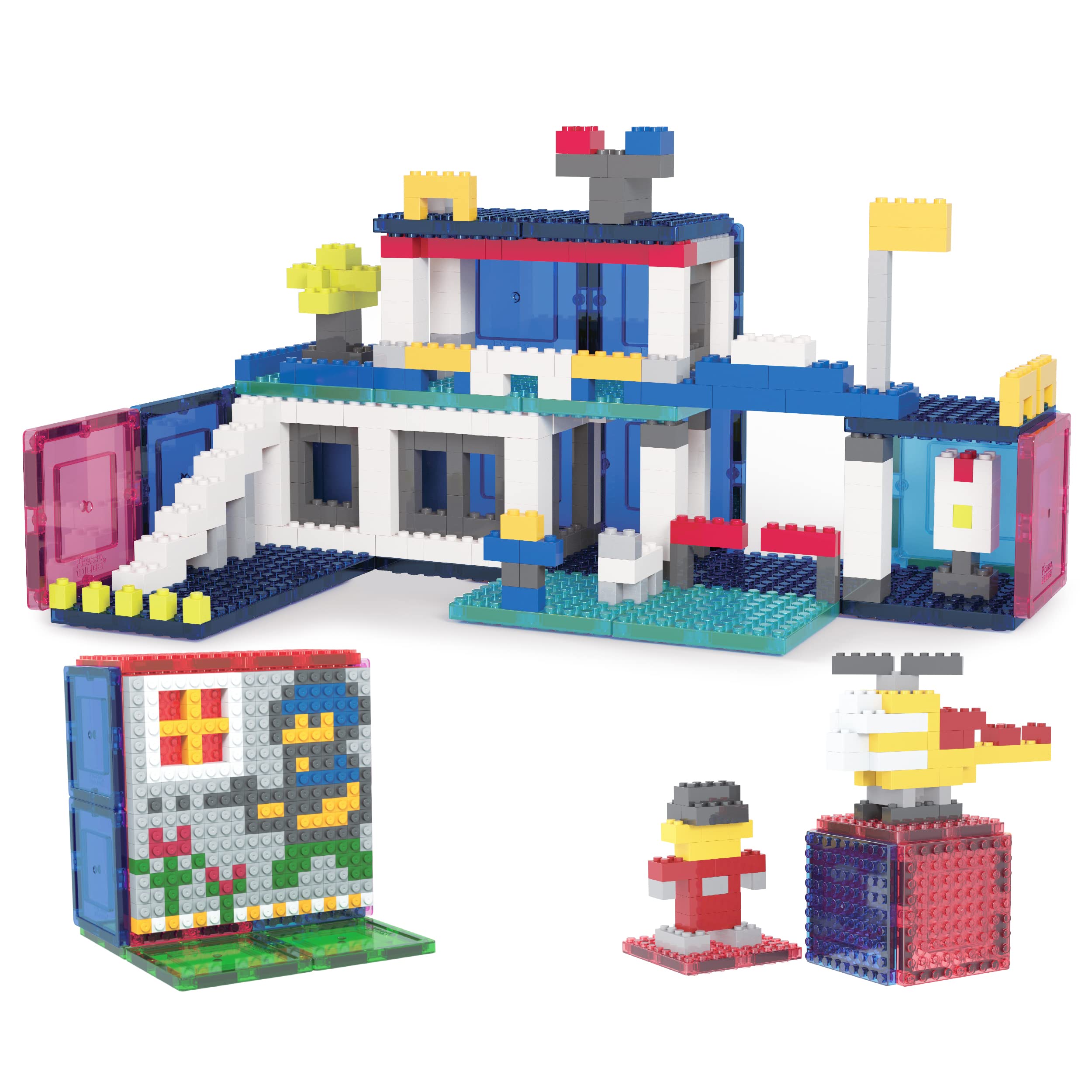 Foto 4 pulgar | Set De Construcción Picassotiles, 512 Unidades, Grand Playset Magnetic - Venta Internacional.