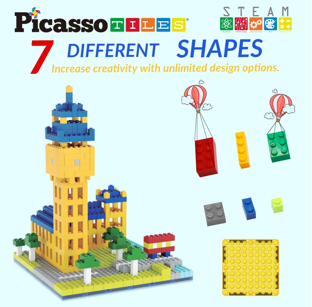 Foto 5 pulgar | Set De Construcción Picassotiles, 512 Unidades, Grand Playset Magnetic - Venta Internacional.