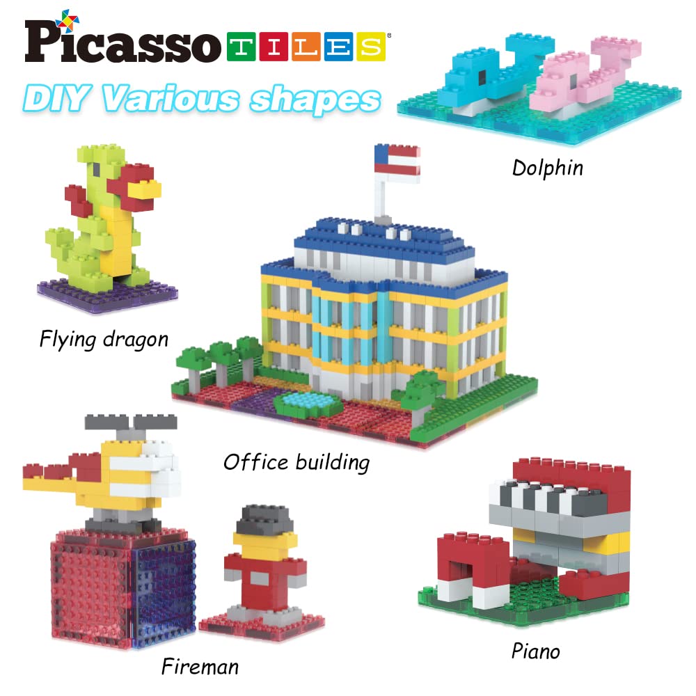 Foto 6 pulgar | Set De Construcción Picassotiles, 512 Unidades, Grand Playset Magnetic - Venta Internacional.