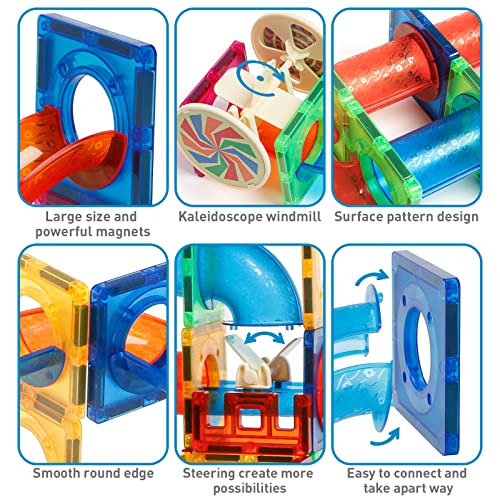 Foto 3 pulgar | Set De Construcción Magnética Magblock Magnetic Tiles 176pcs - Venta Internacional.