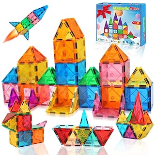 Foto 1 | Bloques De Construcción De Azulejos Magnéticos Mruikeny Para Niños De 3 A 8 Años O Más - Venta Internacional.