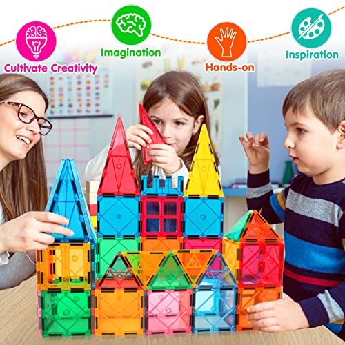 Foto 3 | Bloques De Construcción De Azulejos Magnéticos Mruikeny Para Niños De 3 A 8 Años O Más - Venta Internacional.