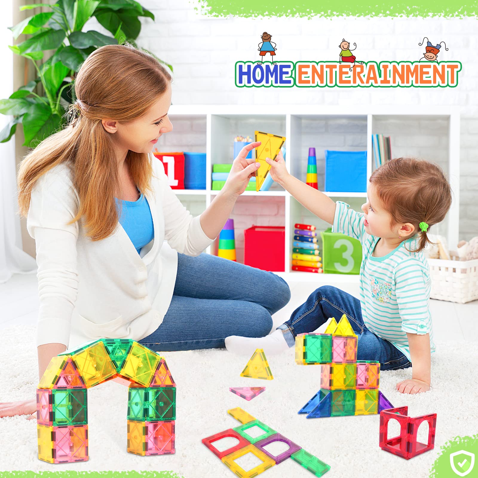 Foto 6 pulgar | Juego De Azulejos Magnéticos Soyee Beginner Para Niños Pequeños - Venta Internacional.
