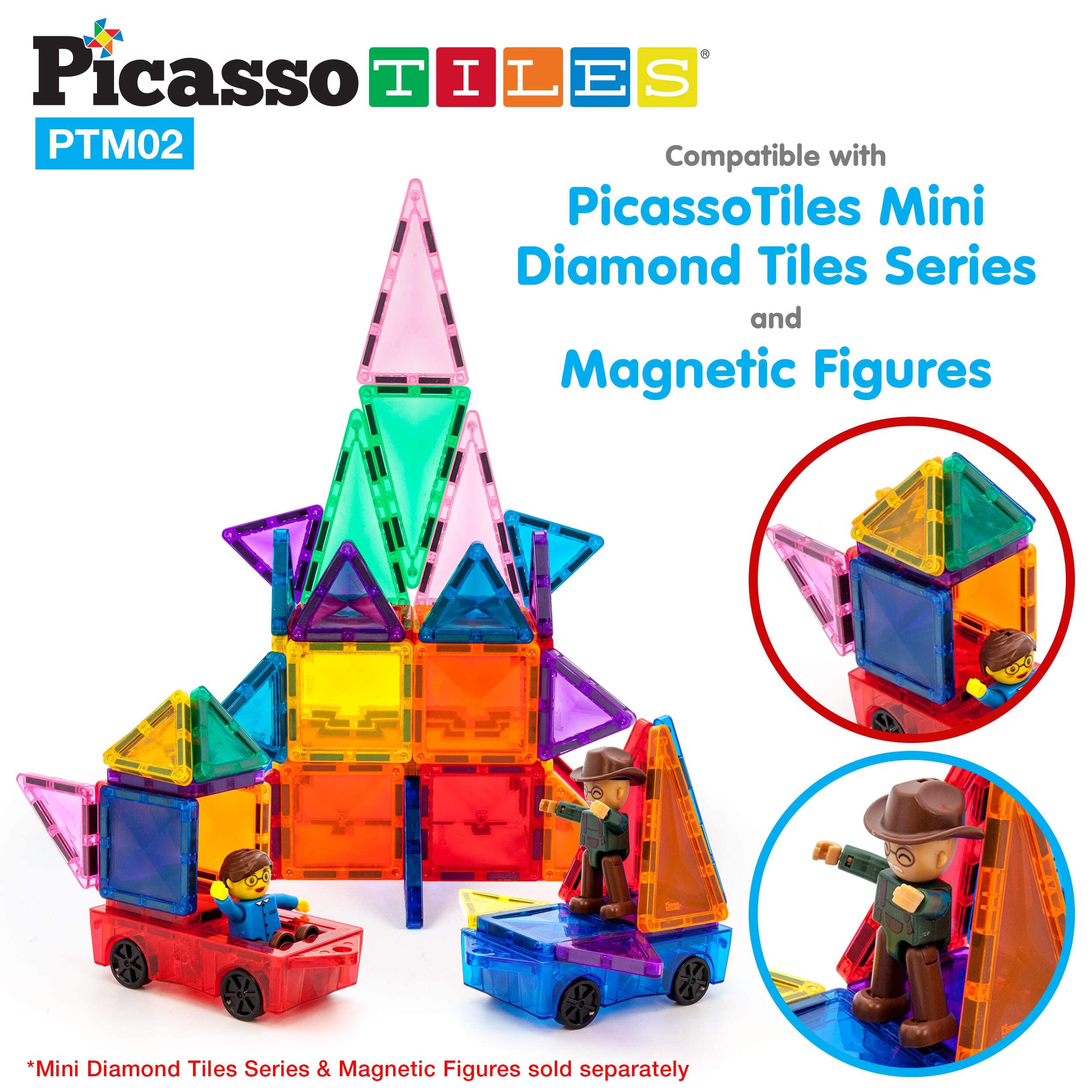 Foto 3 pulgar | Juego De 2 Minibaldosas Magnéticas Picassotiles De Expansión - Venta Internacional.