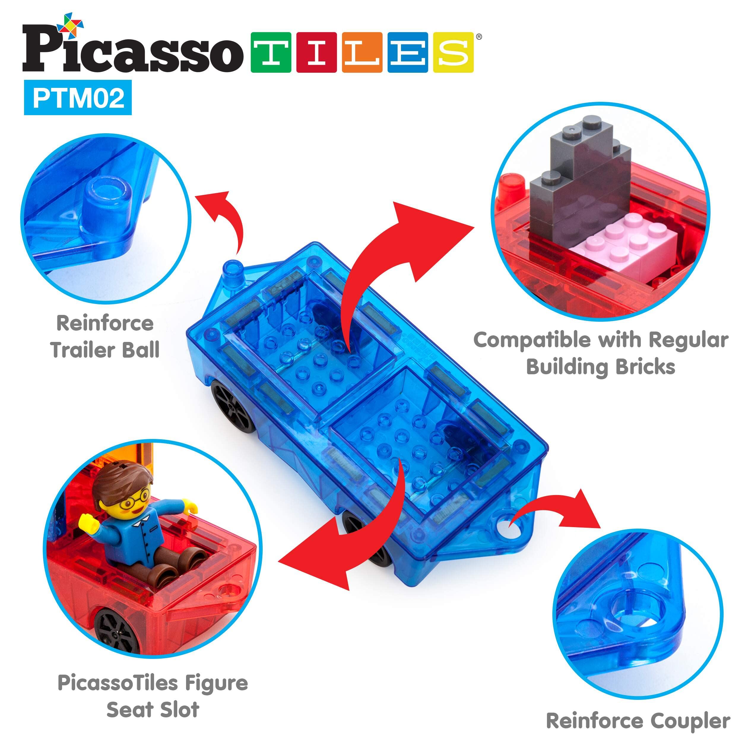 Foto 4 pulgar | Juego De 2 Minibaldosas Magnéticas Picassotiles De Expansión - Venta Internacional.