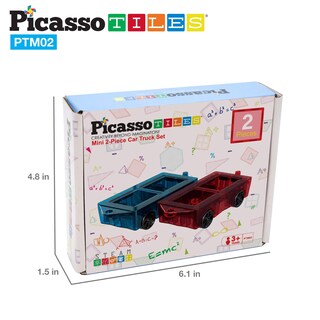 Foto 6 | Juego De 2 Minibaldosas Magnéticas Picassotiles De Expansión - Venta Internacional.
