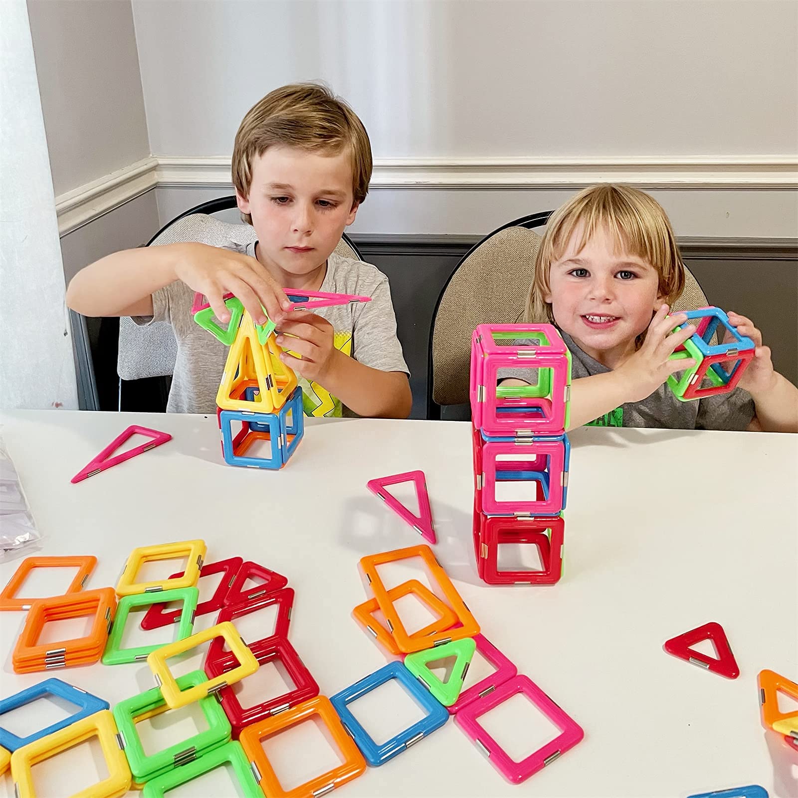 Foto 4 | Bloques Magnéticos Coodoo Mejorados, 138 Piezas, Para Niños De Más De 3 Años - Venta Internacional.